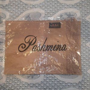 3/$20 Pashima scarf/wrap (new in package)